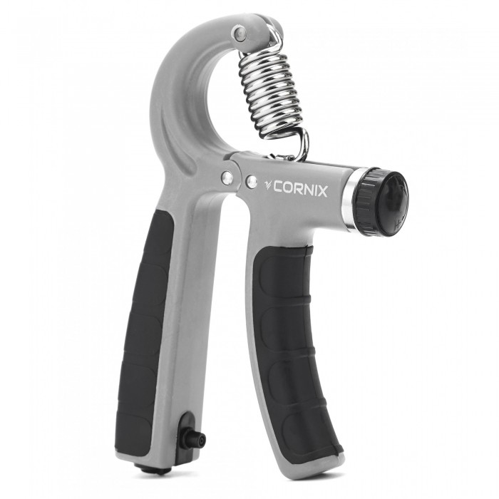 Эспандер кистевой Cornix 5-60 кг с регулируемой нагрузкой и счетчиком XR-0268 Grey/Black