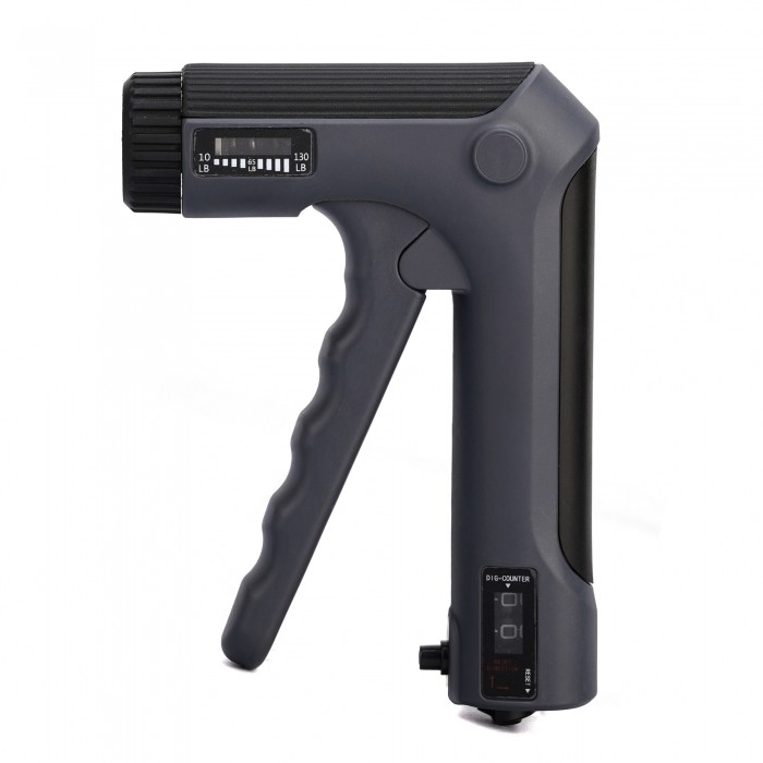 Еспандер кистьовий пружинний Cornix 5-60 кг з регульованим навантаженням та лічильником XR-0278 Black