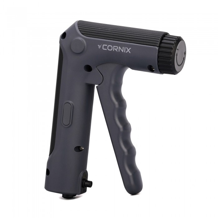 Еспандер кистьовий пружинний Cornix 5-60 кг з регульованим навантаженням та лічильником XR-0278 Black