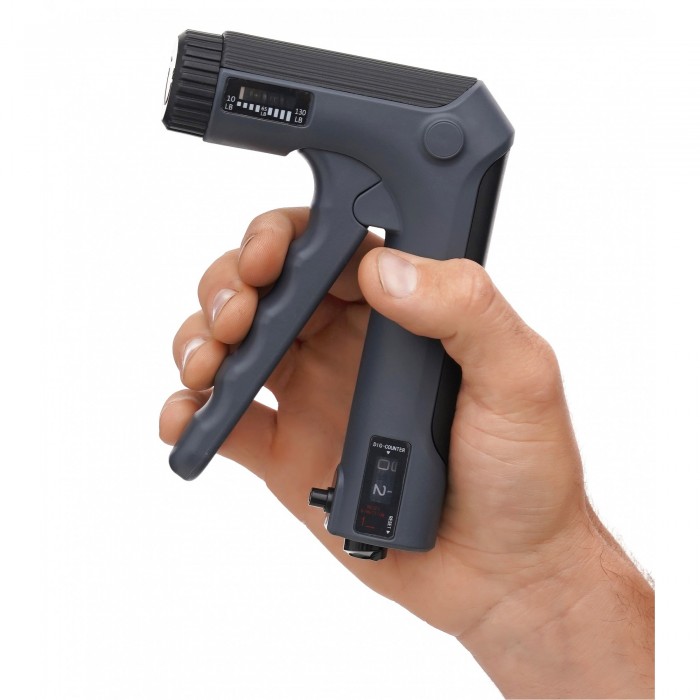 Еспандер кистьовий пружинний Cornix 5-60 кг з регульованим навантаженням та лічильником XR-0278 Black