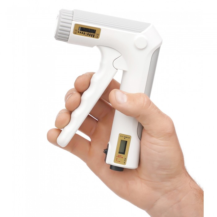 Эспандер кистевой Cornix 5-60 кг с регулируемой нагрузкой и электронным счетчиком XR-0281 White