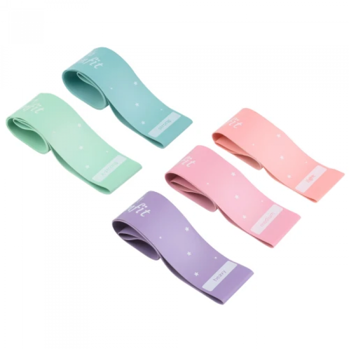 Набор резинок для фитнеса Queenfit 0,5-30кг Q-66109