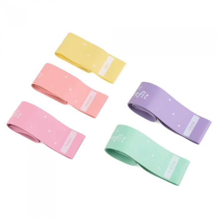 Набір гумок для фітнесу Queenfit 0,5-30 кг