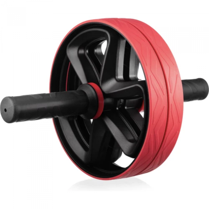 Ролик для преса подвійний Gymtek червоний