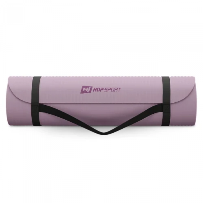 Килимок для фітнесу та йоги Hop-Sport HS-NB010GM NBR 1см лавандовий