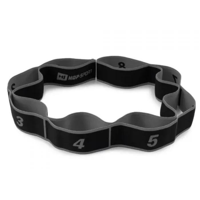 Резинка для фитнеса с петлями 12-30кг HS-N904GB черная