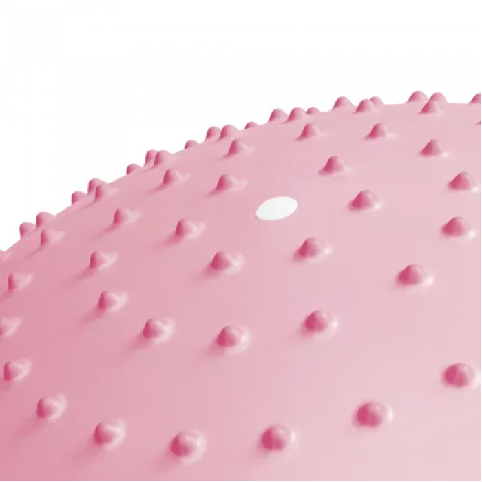 Фитбол массажный Hop-Sport 65см розовый + насос