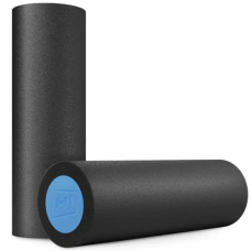 Массажный ролик (валик, роллер) Hop-Sport EPE 45см черно-голубой