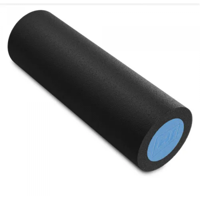 Масажний ролик (валик, ролер) Hop-Sport EPE 45см чорно-блакитний