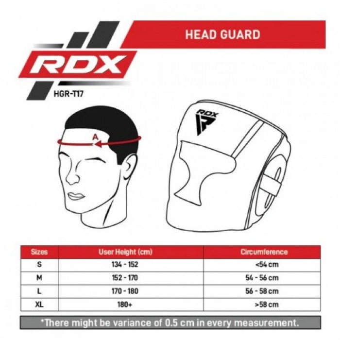 Боксерский шлем RDX T17 Aura Black Gold M