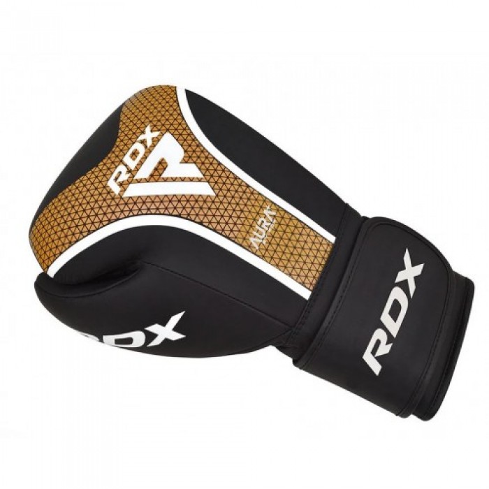 Боксерские перчатки RDX T17 Aura Black Gold 12 ун.