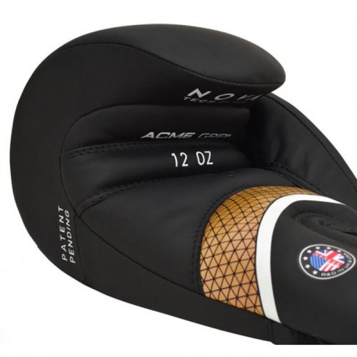 Боксерские перчатки RDX T17 Aura Black Gold 12 ун.