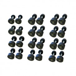 Полиуретановый гантельный ряд Generation Fitness FF51D4B-2,5/30kg (12 пар) 390 кг