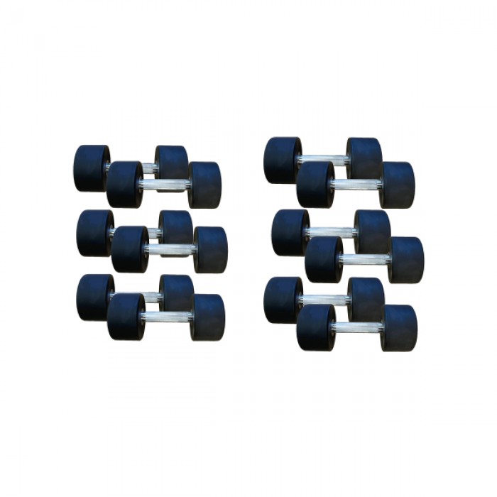 Полиуретановый гантельный ряд Generation Fitness FF51D4B-12,5/25kg (6 пар) 225 кг