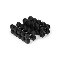 Гексагональный гантельный ряд Generation Fitness FF 51D2C-12-40 кг (15 пар) 780 кг