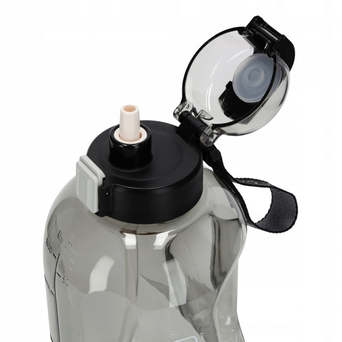 Бутылка для воды спортивная 4FIZJO 2000 мл Grey (P-5905973403825)