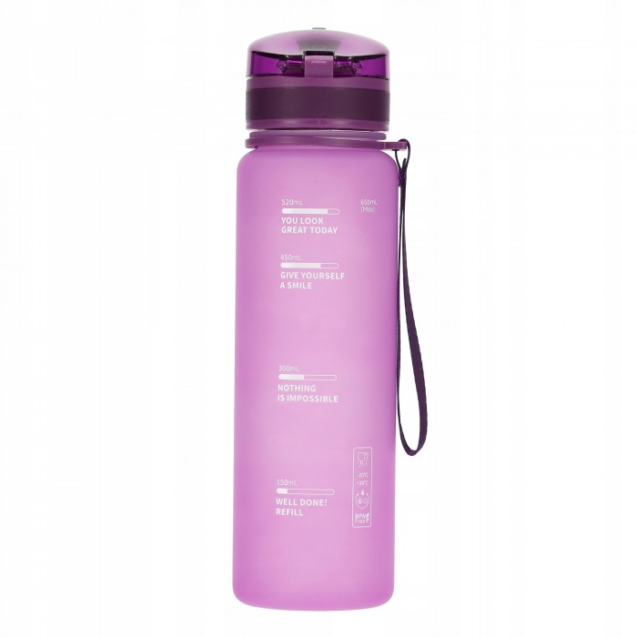 Бутылка для воды спортивная 4FIZJO 650 мл Pink (P-5905973403757)