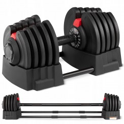 Набор штанга и гантелт с регулируемым весом 4FIZJO 2 в 1 Premium 2.5-40 кг (P-5905973401975)
