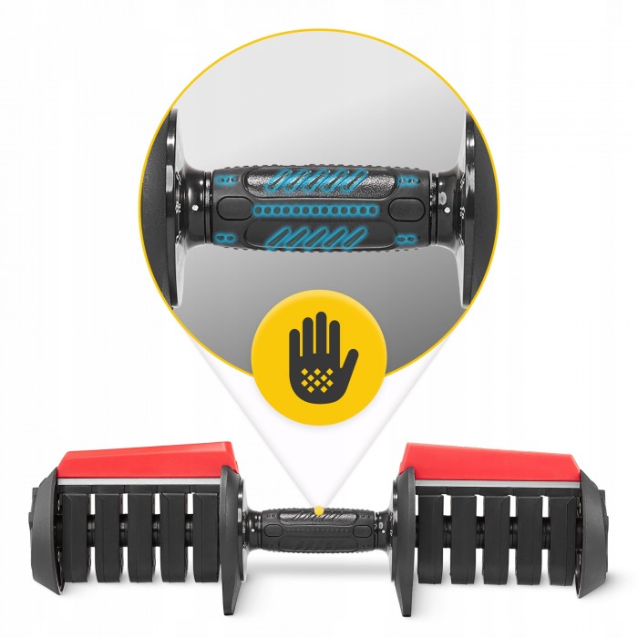 Набор штанга и гантелт с регулируемым весом 4FIZJO 2 в 1 Premium 2.5-40 кг (P-5905973401975)