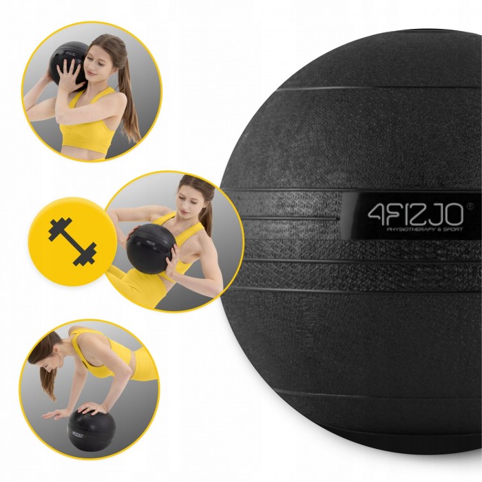 Слембол (медицинский мяч) для кроссфита 4FIZJO Slam Ball 3 кг Black (P-5907739315410)