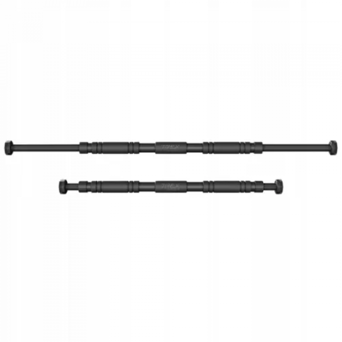 Турник в дверной проем раздвижной Trex Sport TX-010PB 60-100см черный