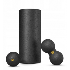 Набор массажеров Trex Sport TX-035EPS 3в1 для йоги и фитнеса черный