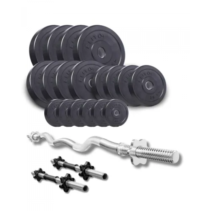 Набор Elitum Titan 86кг со штангой и гантелями