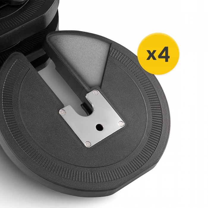 Гиря с регулируемым весом 4FIZJO Premium 2-12 кг (P-5905973401982)