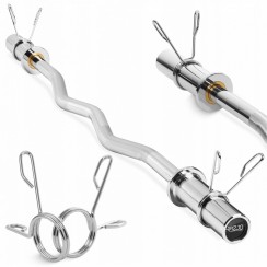 Гриф для штанги олимпийский W-образный 4FIZJO 120 см 50 мм (P-5905973401203)