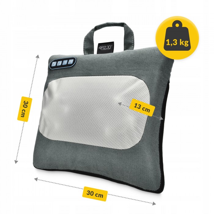 Подушка-масажер 4FIZJO Shiatsu Lite Black (P-5905973404136)