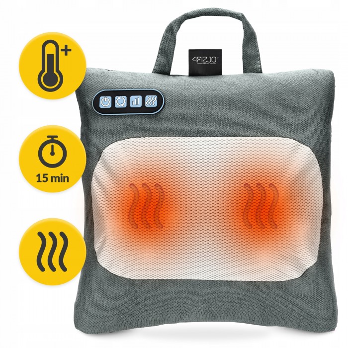 Подушка-масажер 4FIZJO Shiatsu Lite Black (P-5905973404136)