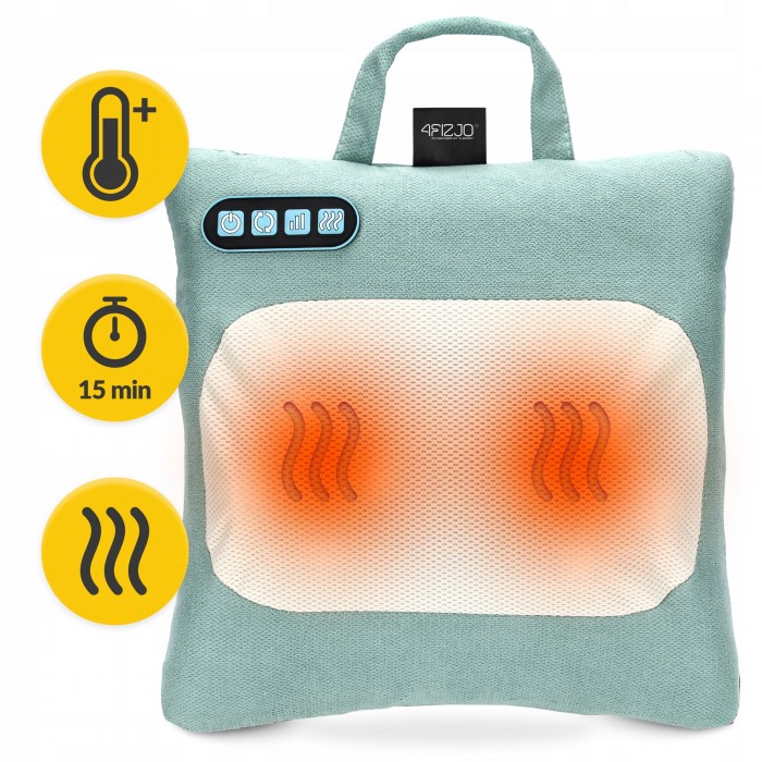 Подушка-массажер 4FIZJO Shiatsu Lite Green (P-5905973404143)
