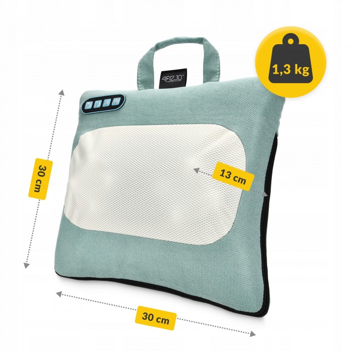 Подушка-массажер 4FIZJO Shiatsu Lite Green (P-5905973404143)