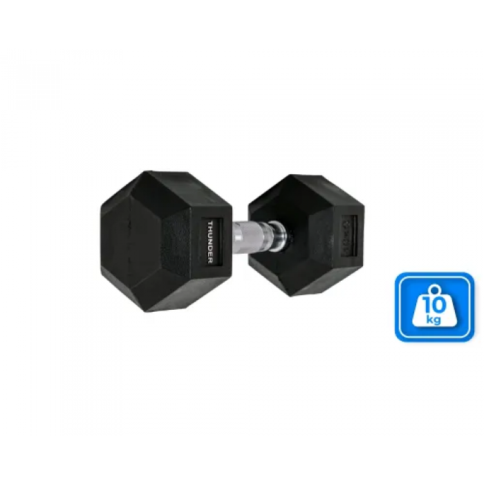 Гантель шестигранный 10 кг THUNDER