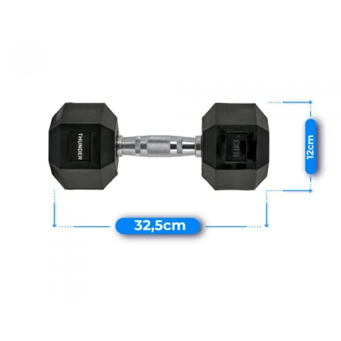 Гантель шестигранный 10 кг THUNDER