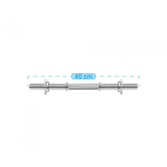 Гриф гантельный THUNDER 40 см 25 мм 1 шт