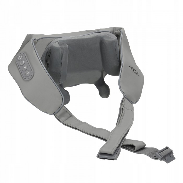 Накидка-масажер 4FIZJO Shiatsu Evo+ для шиї та спини, акумуляторний Grey (P-5905973404150)