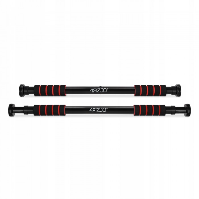 Турнік розсувний 4FIZJO Basic 61.5-100 см Black/Red (P-5905973402712)