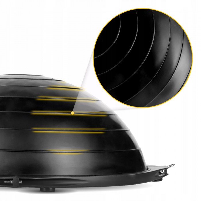 Балансировочная платформа 4FIZJO Bosu Ball 60 см Black (P-5905973402446)