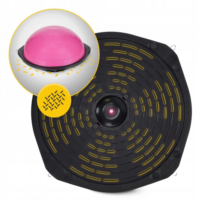 Балансувальна платформа 4FIZJO Bosu Ball 60 см Pink (P-5905973402453)