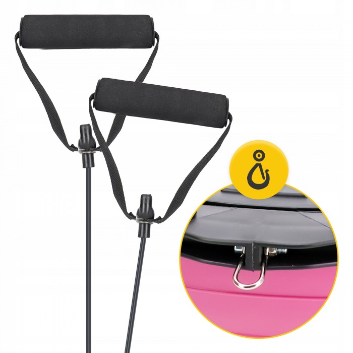 Балансувальна платформа 4FIZJO Bosu Ball 60 см Pink (P-5905973402453)