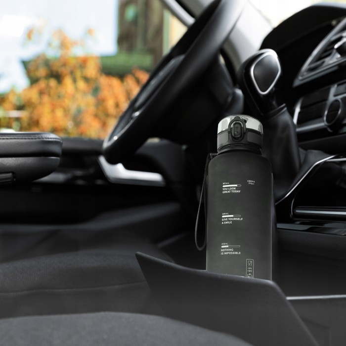 Пляшка для води спортивна 4FIZJO 1000 мл Black (P-5905973403788)