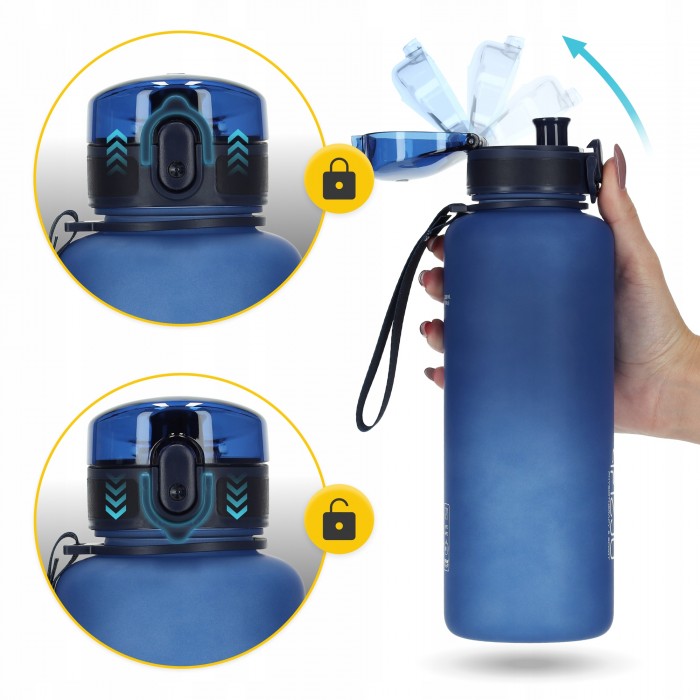 Бутылка для воды спортивная 4FIZJO 1000 мл Blue (P-5905973403771)