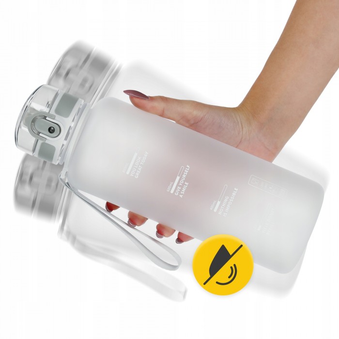 Бутылка для воды спортивная 4FIZJO 1000 мл Grey (P-5905973404273)