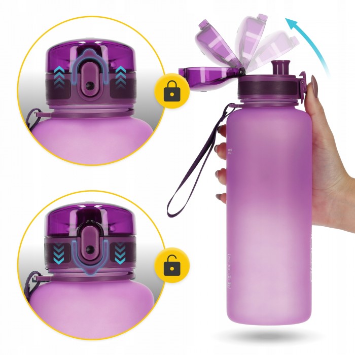 Пляшка для води спортивна 4FIZJO 1000 мл Pink (P-5905973403764)