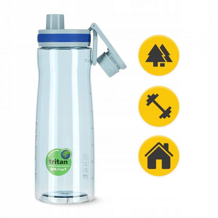 Пляшка для води спортивна 4FIZJO 850 мл Blue (P-5905973403795)