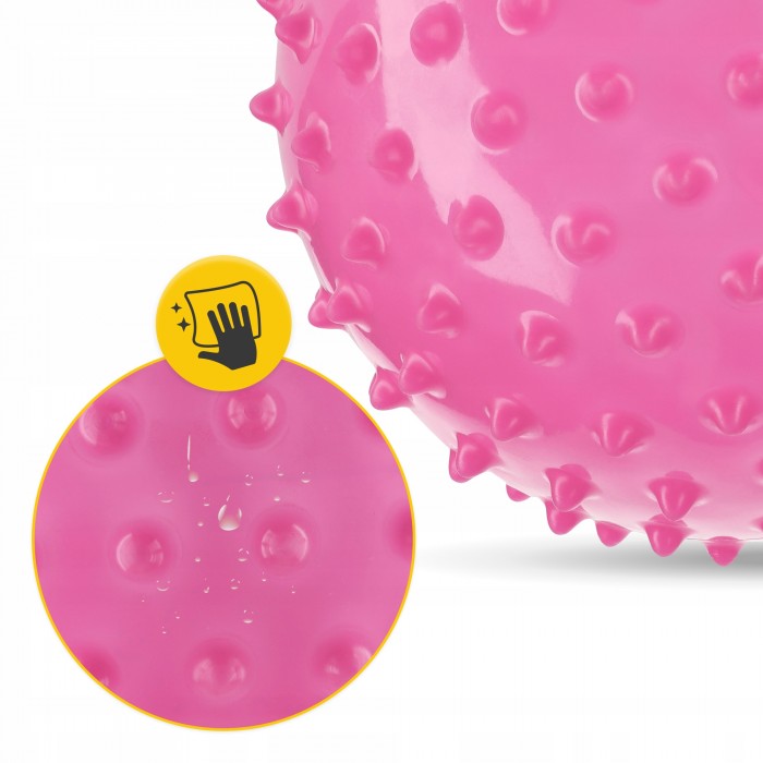 М'яч для пілатесу, йоги, реабілітації 4FIZJO 20 см (масажний) Pink (P-5905973402347)