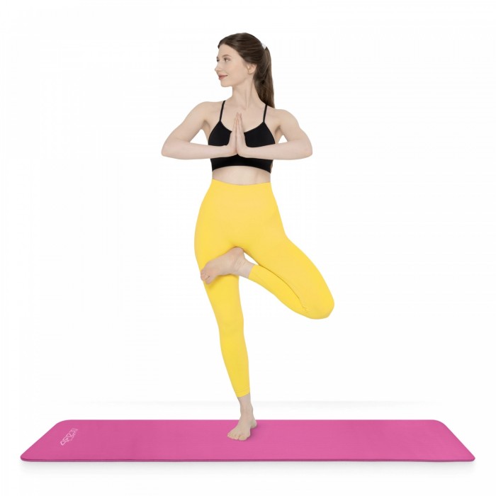 Килимок (мат) спортивний 4FIZJO NBR 180 x 60 x 1.5 см для йоги та фітнесу Pink (P-5905973405669)