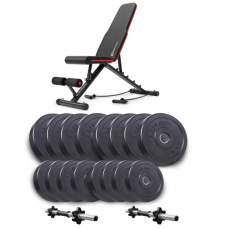 Набір Elitum Titan гантелі 2х31кг Hop-Sport HS-2030 HB