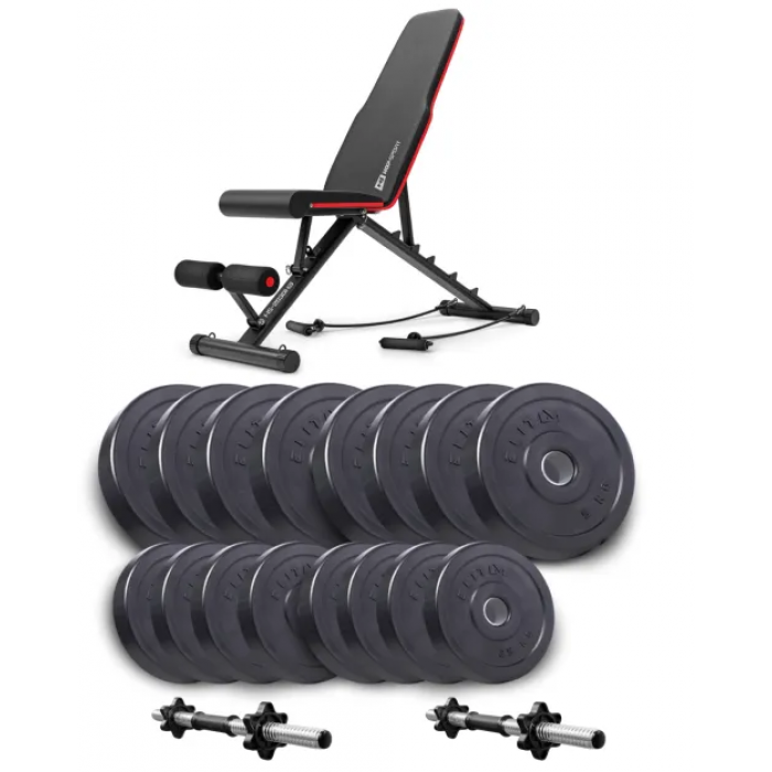 Набір Elitum Titan гантелі 2х31кг Hop-Sport HS-2030 HB